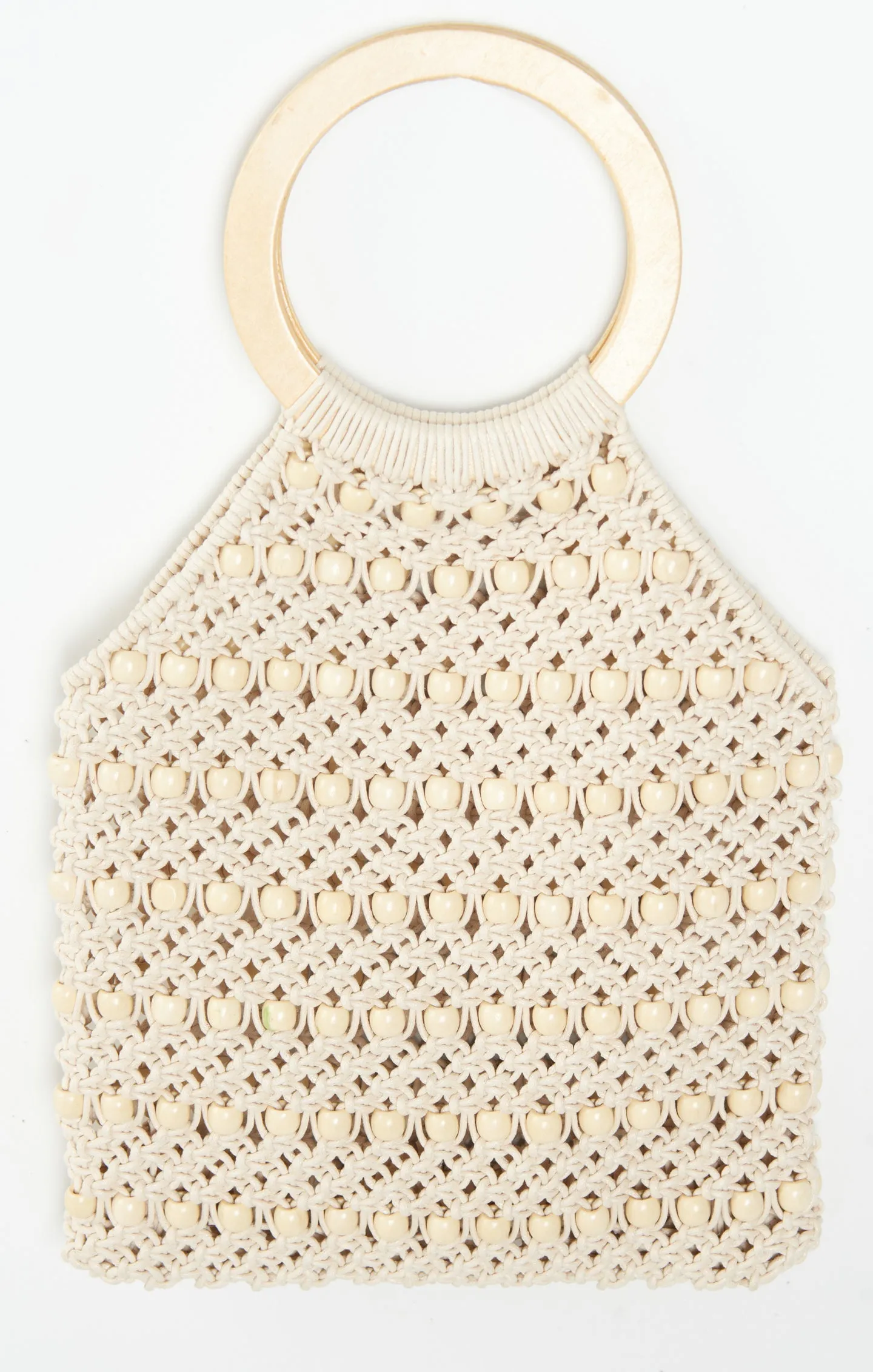 Jace Beaded Knit Bag ~ Ivory sold by Show Me Your MuMu product image thumbnail 3