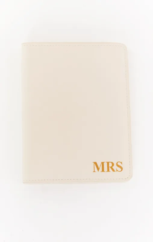 MRS Passport Holder ~ Beige sold by Show Me Your MuMu