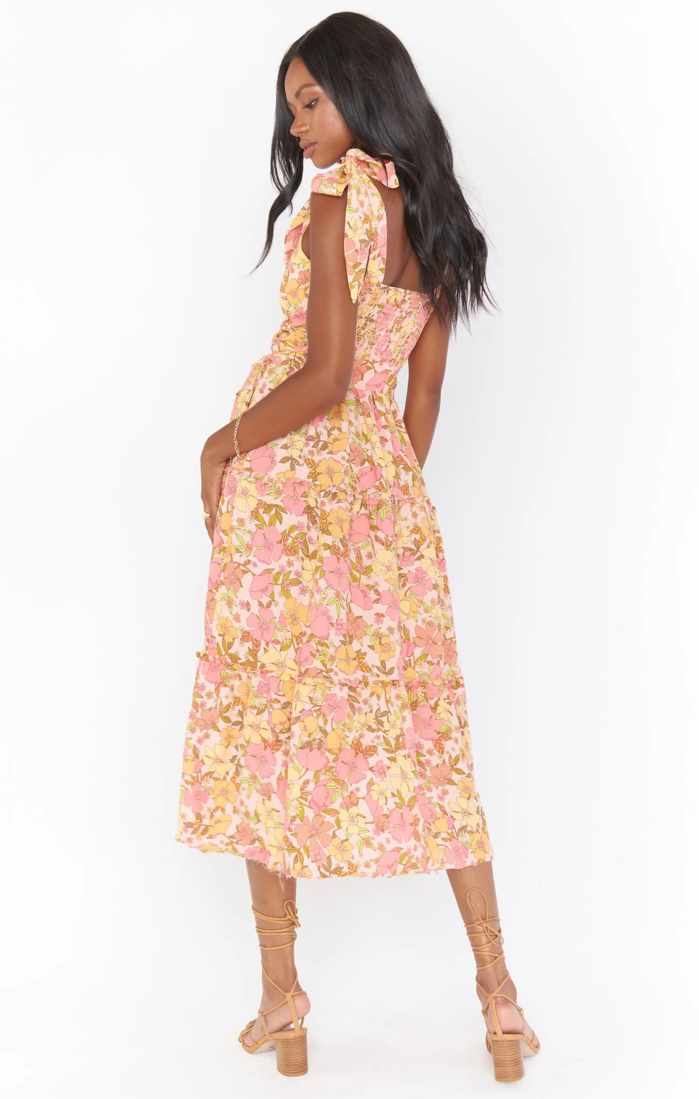 Toluca Midi Dress ~ Pretty Poppy sold by Show Me Your MuMu product image thumbnail 4