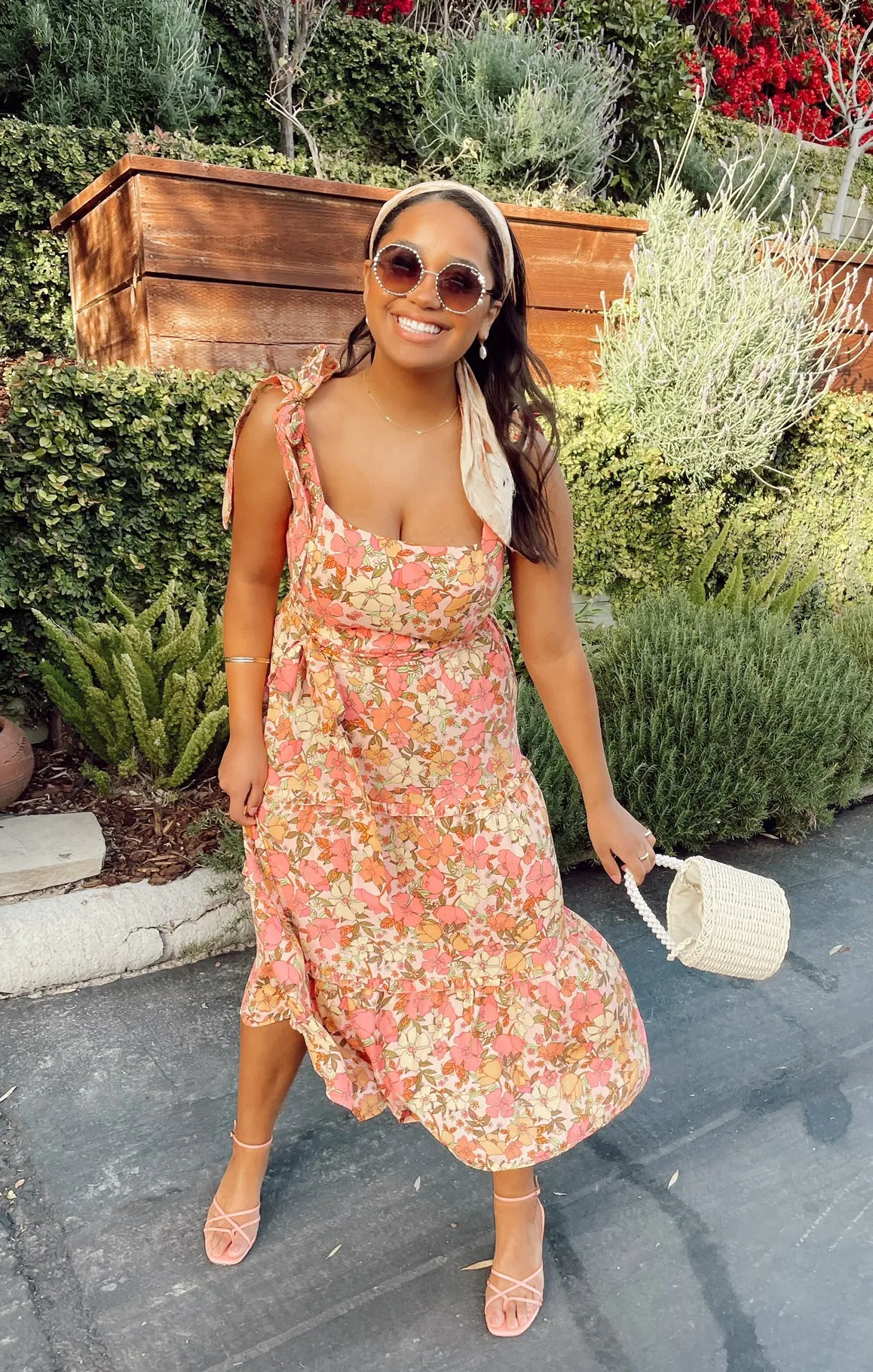 Toluca Midi Dress ~ Pretty Poppy sold by Show Me Your MuMu product image thumbnail 5