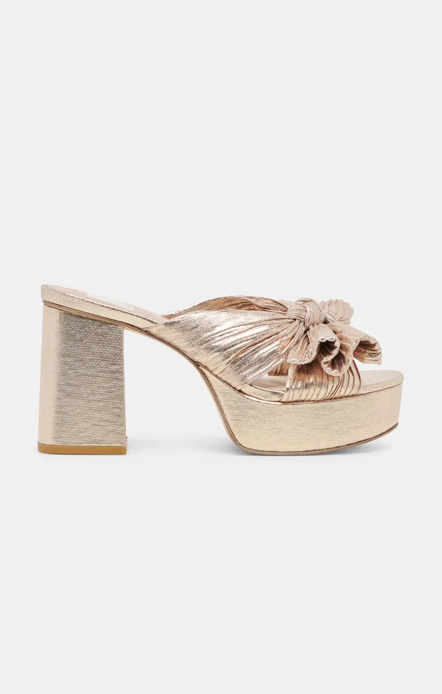 Dolce Vita Blare Bow Heel ~ Platinum sold by Show Me Your MuMu product image thumbnail 4