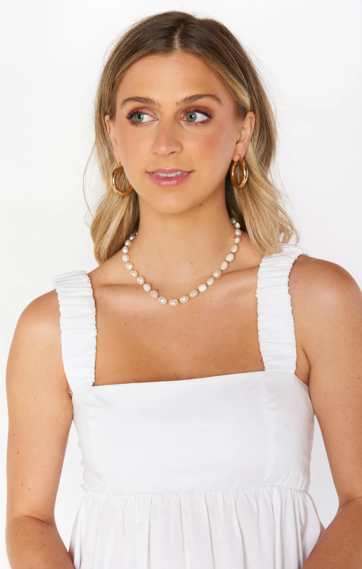 Freshwater Pearl Necklace ~ Ivory sold by Show Me Your MuMu product image thumbnail 2