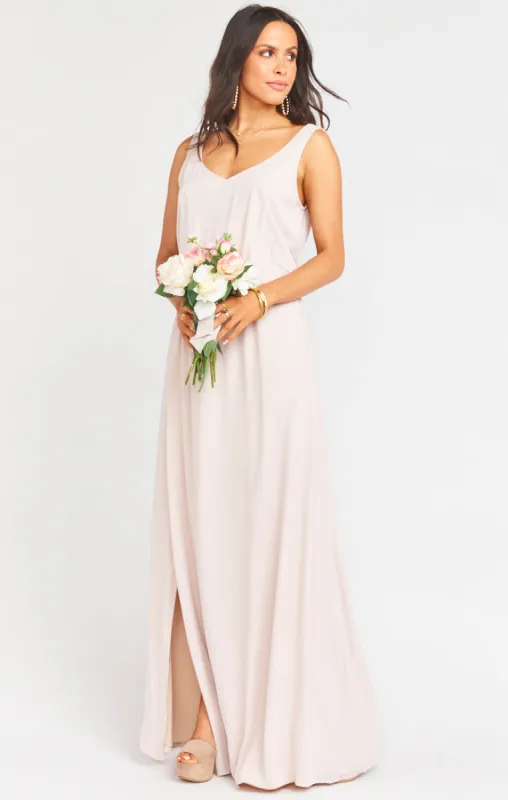 Kendall Maxi Dress Long ~ Show Me the Ring Crisp sold by Show Me Your MuMu