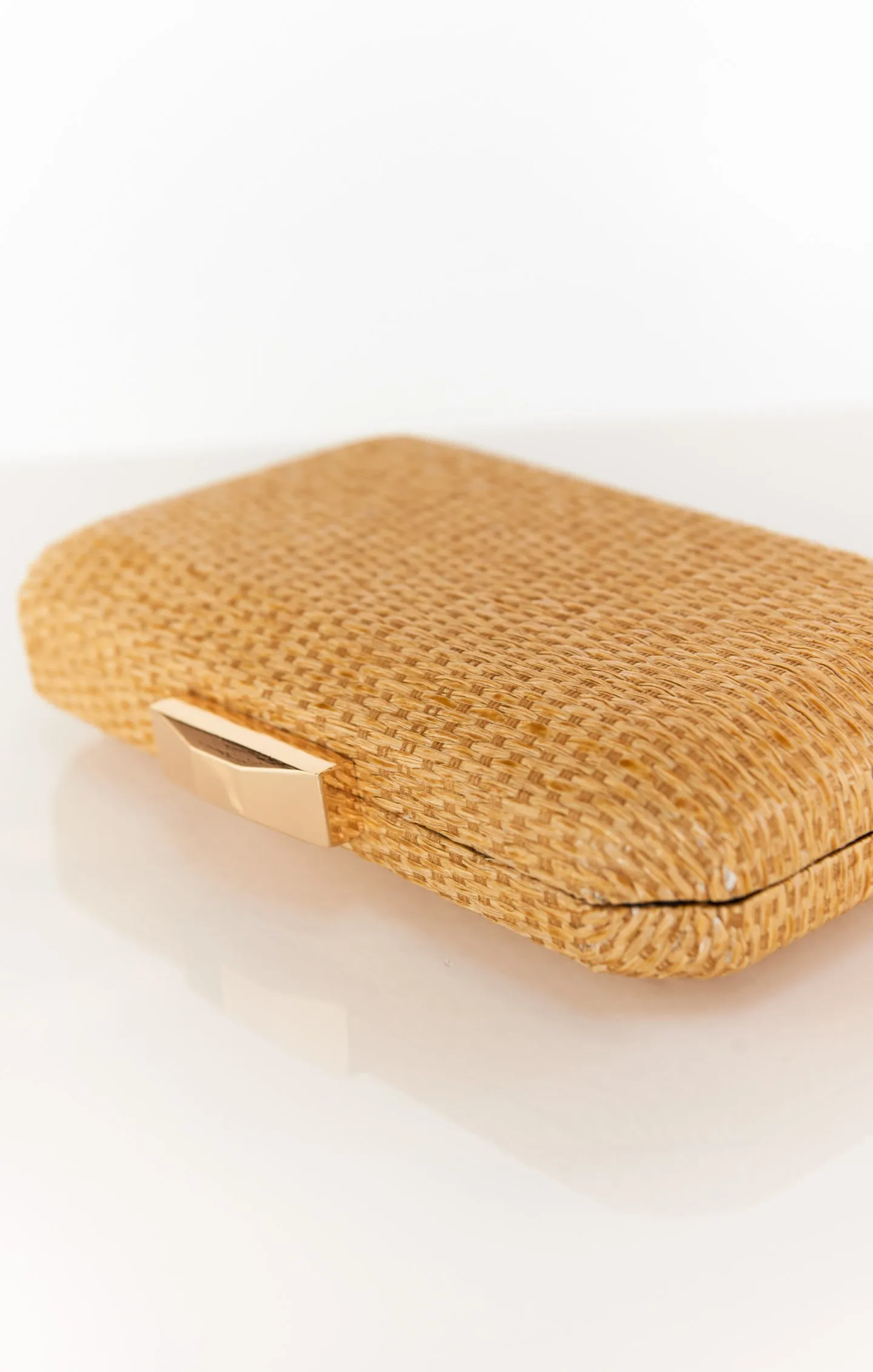 Norah Woven Clutch ~ Natural sold by Show Me Your MuMu product image thumbnail 4