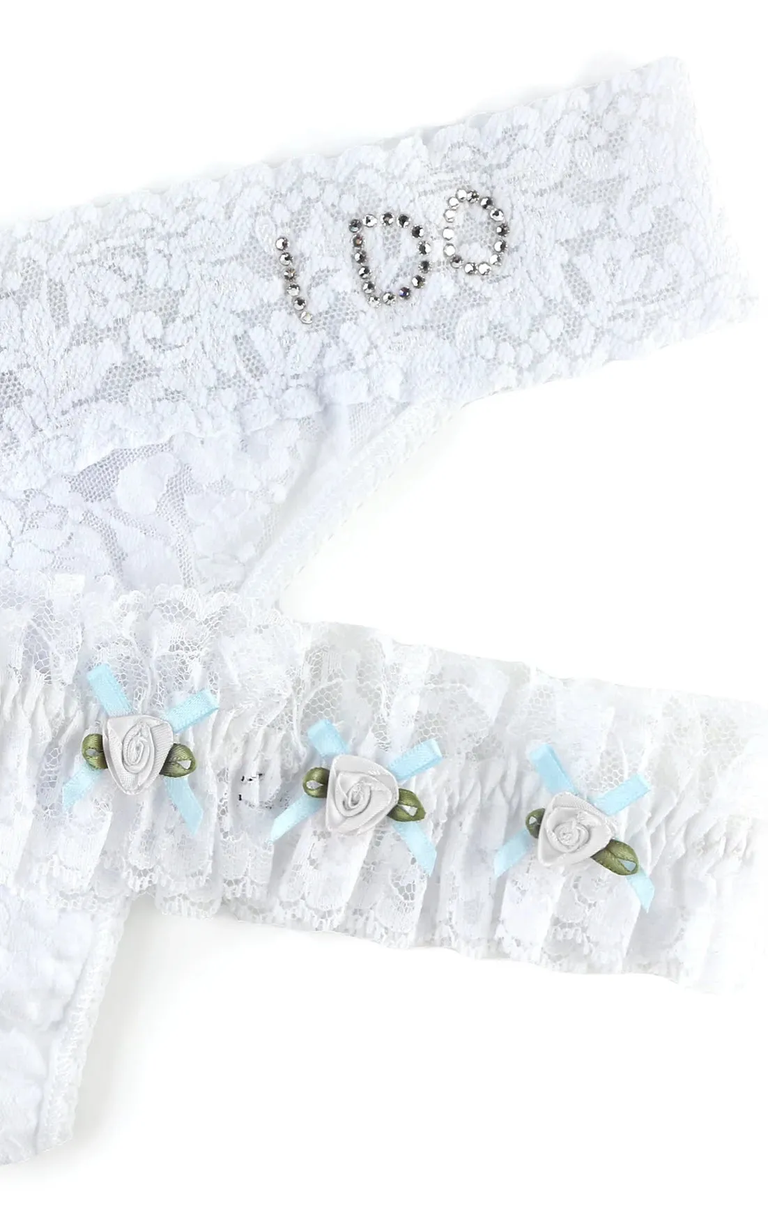 Hanky Panky I Do Original Rise Thong & Garter Box Set ~ White sold by Show Me Your MuMu