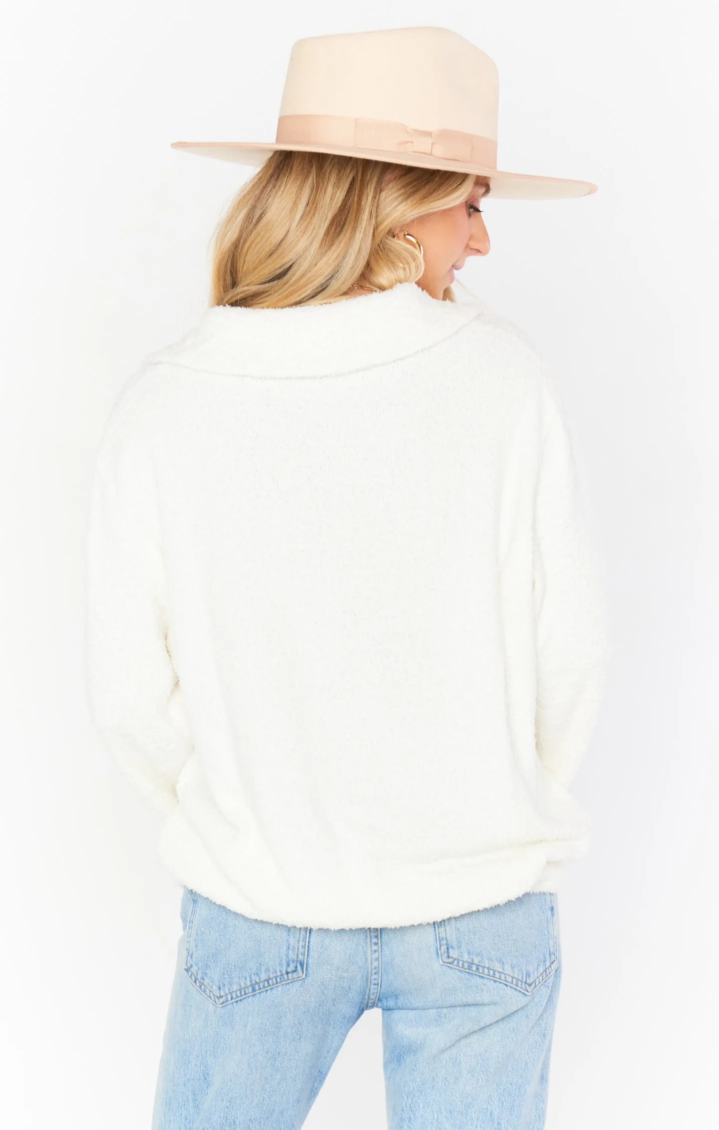 Sadie Pullover Sweater ~ Off White Knit sold by Show Me Your MuMu product image thumbnail 3