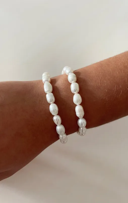 ALV Jewels Arielle Pearl Bracelet ~ Ivory sold by Show Me Your MuMu