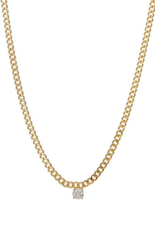 LUV AJ Bardot Stud Charm Necklace ~ Gold made by Show Me Your MuMu