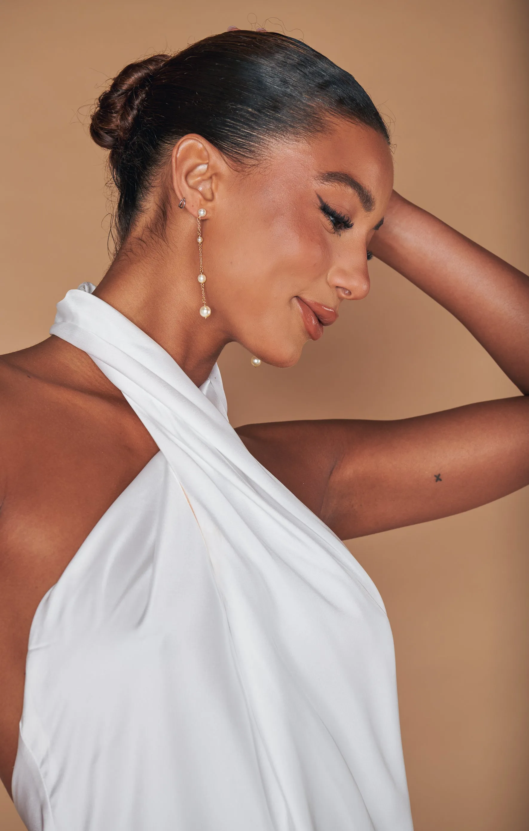 Faithy Jewels Charlotte Earrings ~ Gold/Pearl sold by Show Me Your MuMu product image thumbnail 5