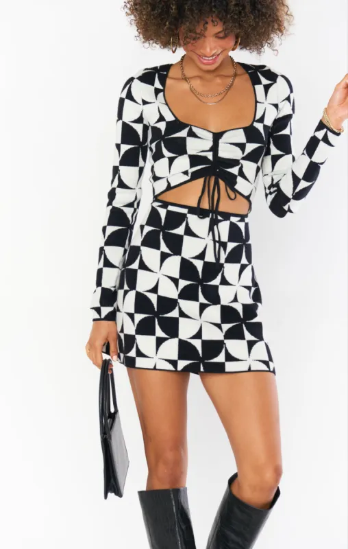Twiggy Dress ~ Sixties Knit sold by Show Me Your MuMu