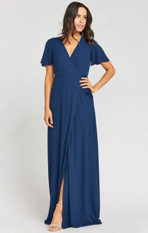 Noelle Flutter Wrap Dress sold by Show Me Your MuMu