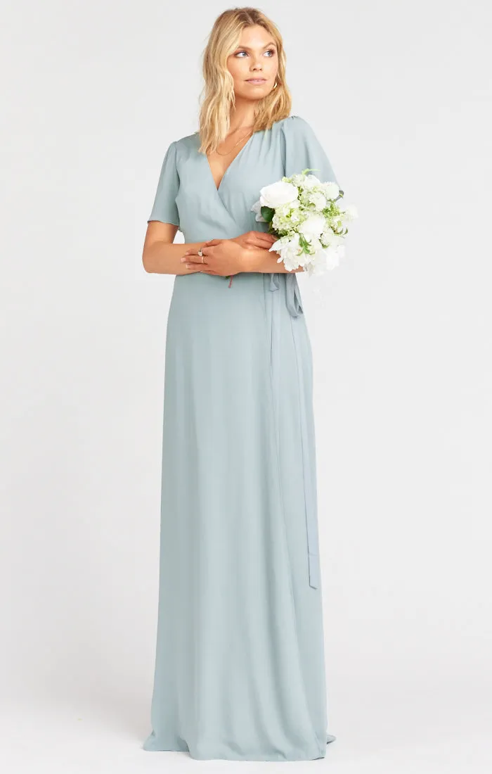 Noelle Flutter Wrap Dress sold by Show Me Your MuMu product image thumbnail 4