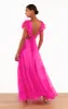 Christine Maxi Dress ~ Shocking Pink Chiffon sold by Show Me Your MuMu