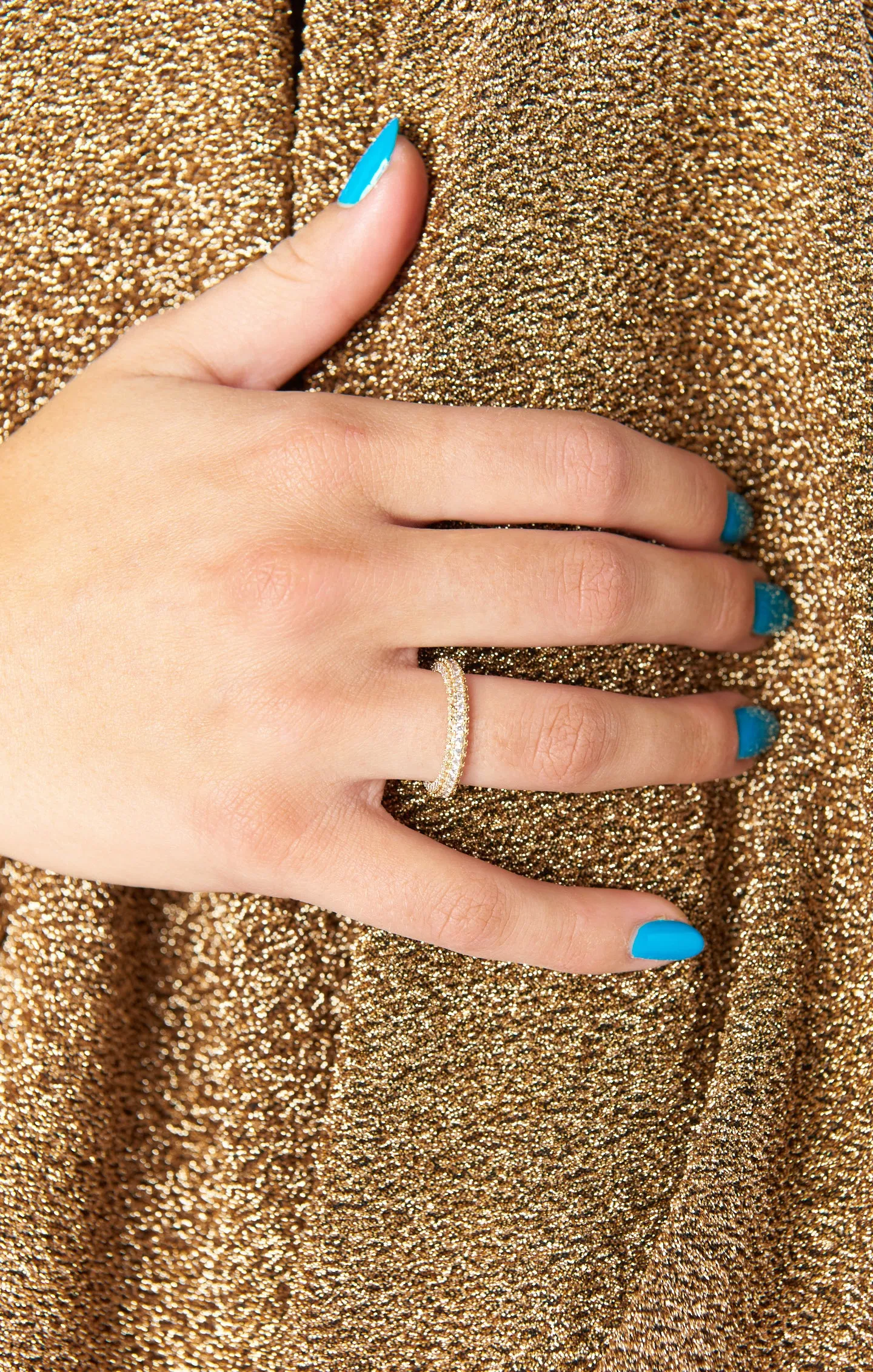 LUV AJ Pave Triple Band ~ Gold sold by Show Me Your MuMu product image thumbnail 5