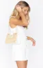 Maree Straw Bag ~ Natural/White sold by Show Me Your MuMu