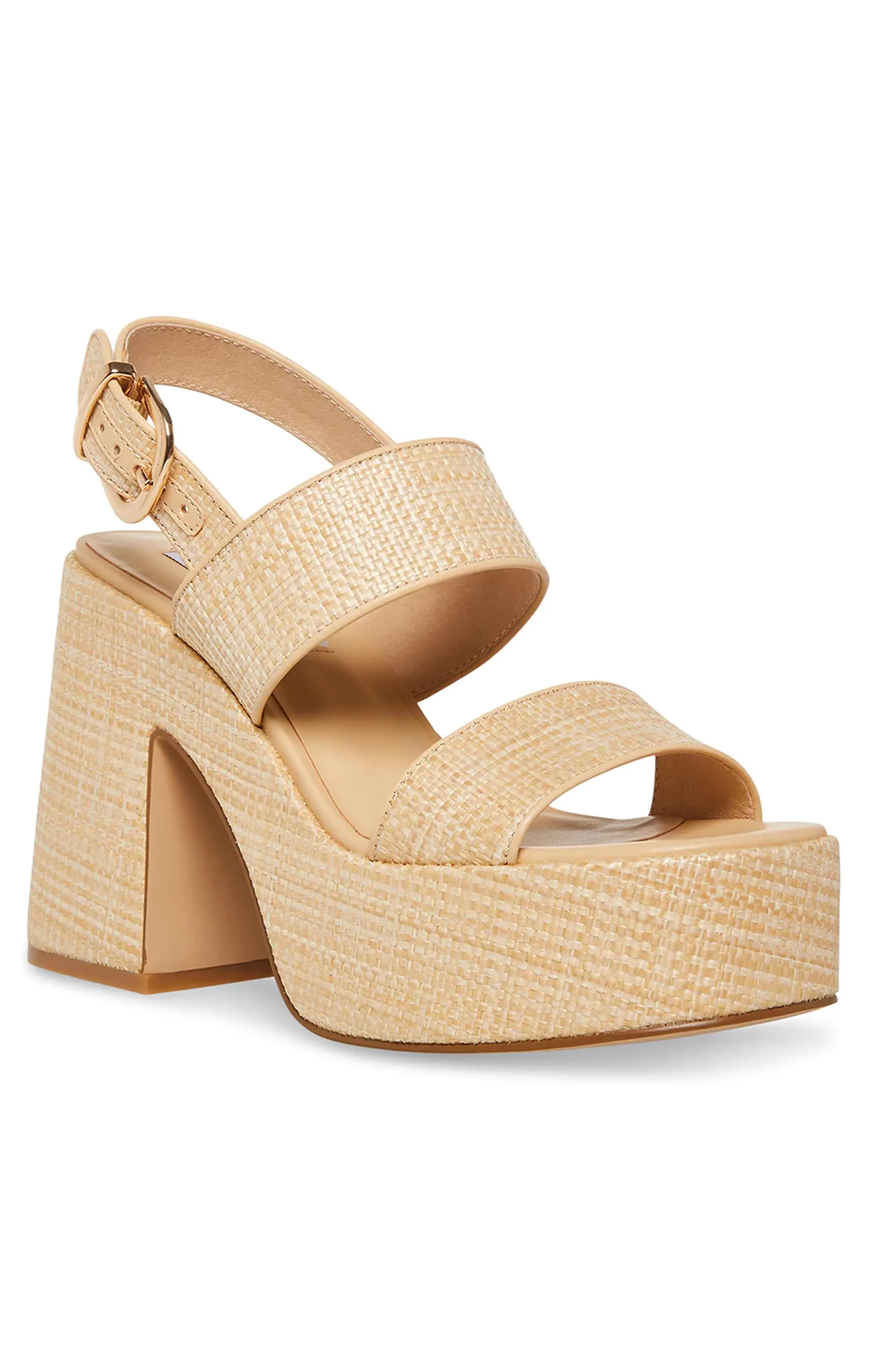 Steve Madden Valory Platform Heel ~ Natural Raffia sold by Show Me Your MuMu product image thumbnail 2