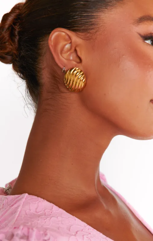 Jackie Mack Jess Earrings ~ Gold sold by Show Me Your MuMu