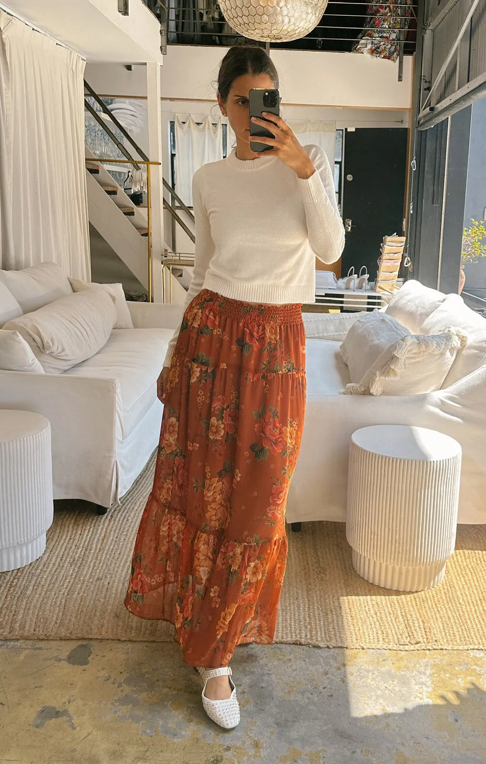 Larina Midi Skirt ~ Garden Harvest sold by Show Me Your MuMu product image thumbnail 2