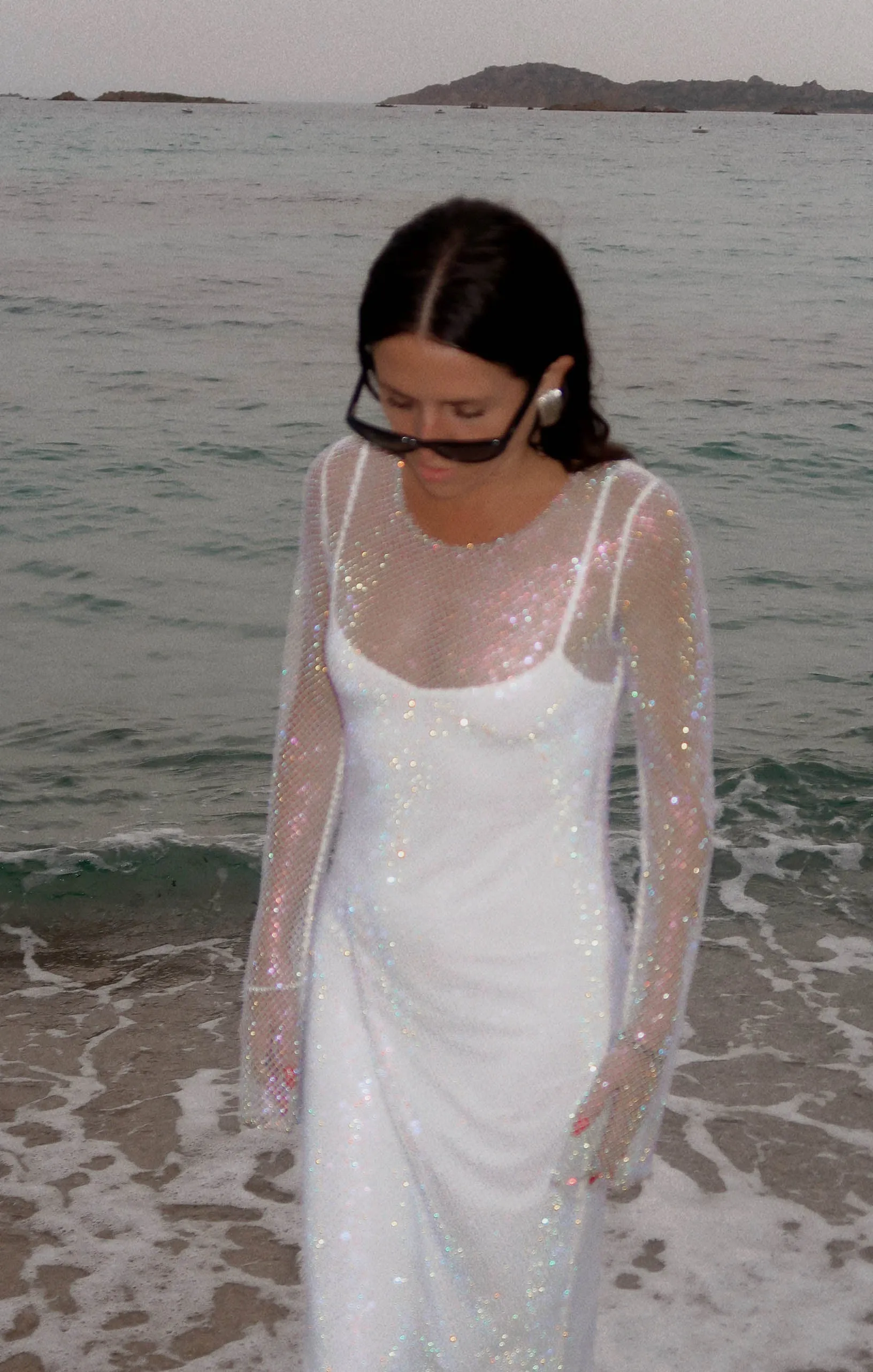 Iconic Maxi Dress ~ White Glitz sold by Show Me Your MuMu product image thumbnail 4