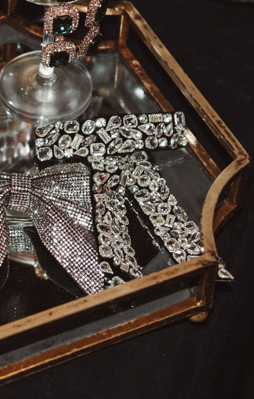 Bejeweled Hair Bow ~ Black Rhinestone sold by Show Me Your MuMu product image thumbnail 3