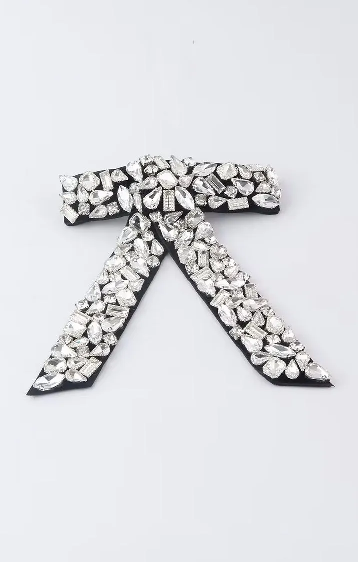 Bejeweled Hair Bow ~ Black Rhinestone sold by Show Me Your MuMu product image thumbnail 2