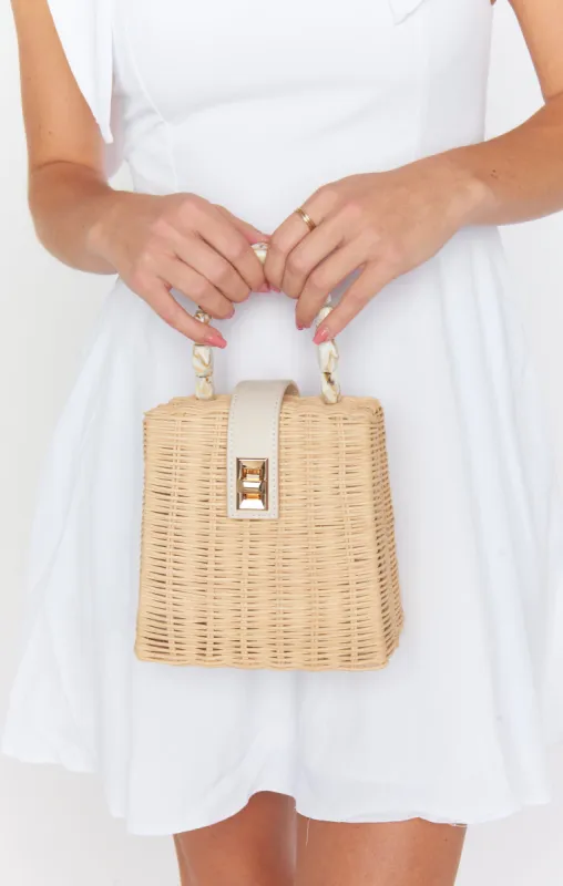 Jordie Straw Bag ~ Natural sold by Show Me Your MuMu