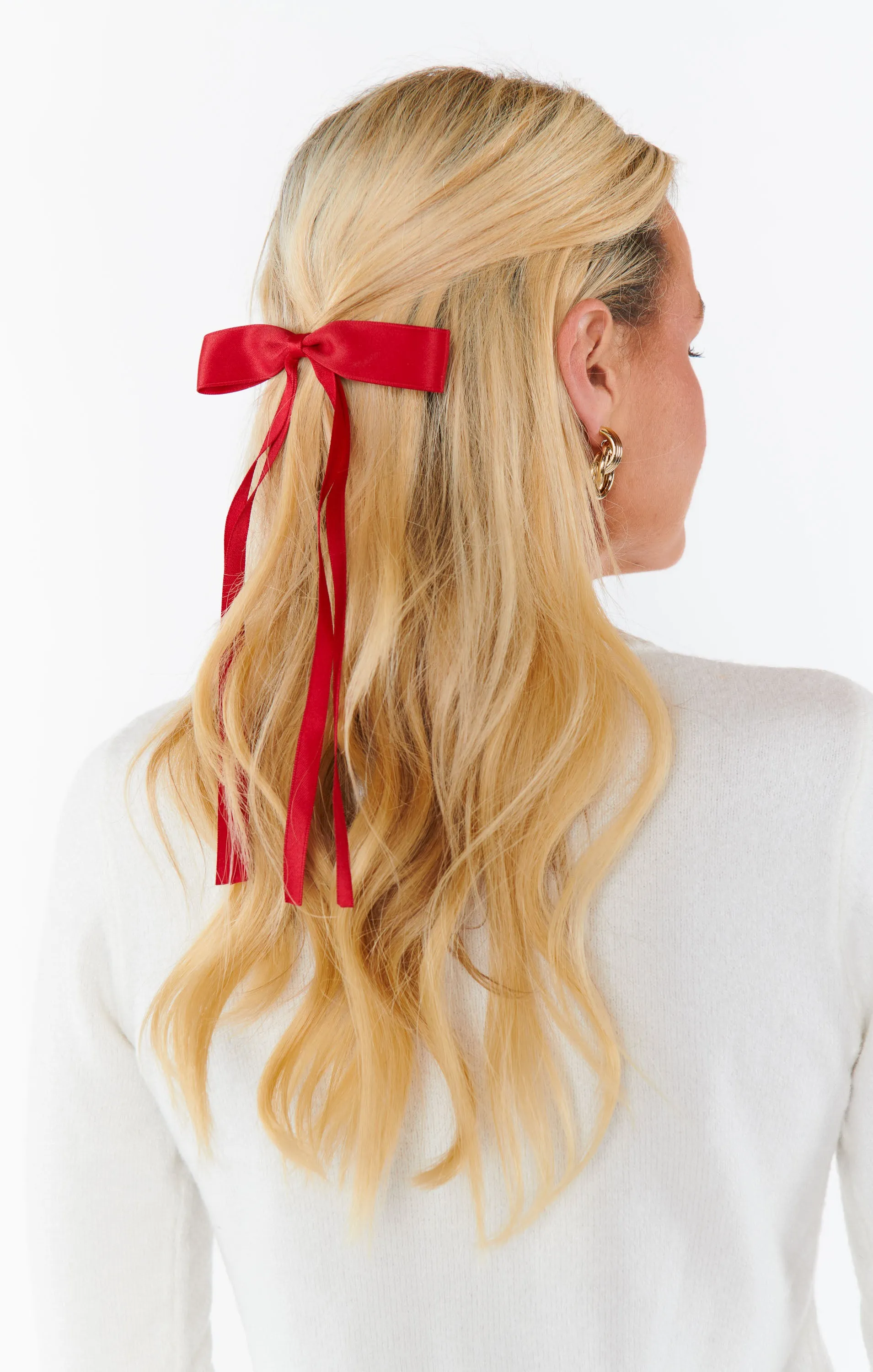 Thin Hair Bow Set ~ Red & Black sold by Show Me Your MuMu product image thumbnail 5