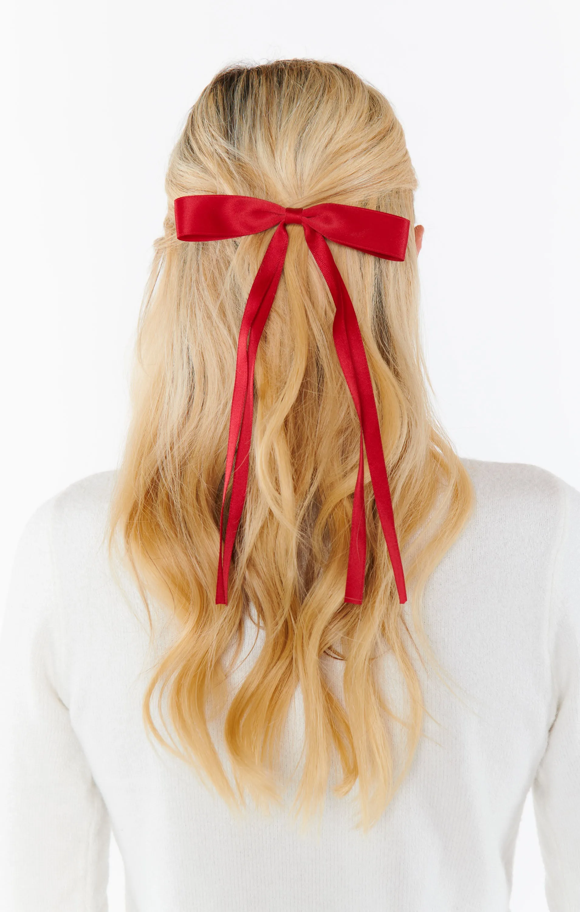 Thin Hair Bow Set ~ Red & Black sold by Show Me Your MuMu product image thumbnail 3