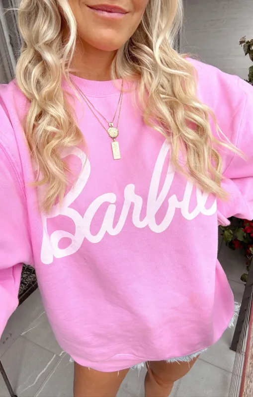 Barbie™ Sweatshirt ~ Barbie™ Pink sold by Show Me Your MuMu