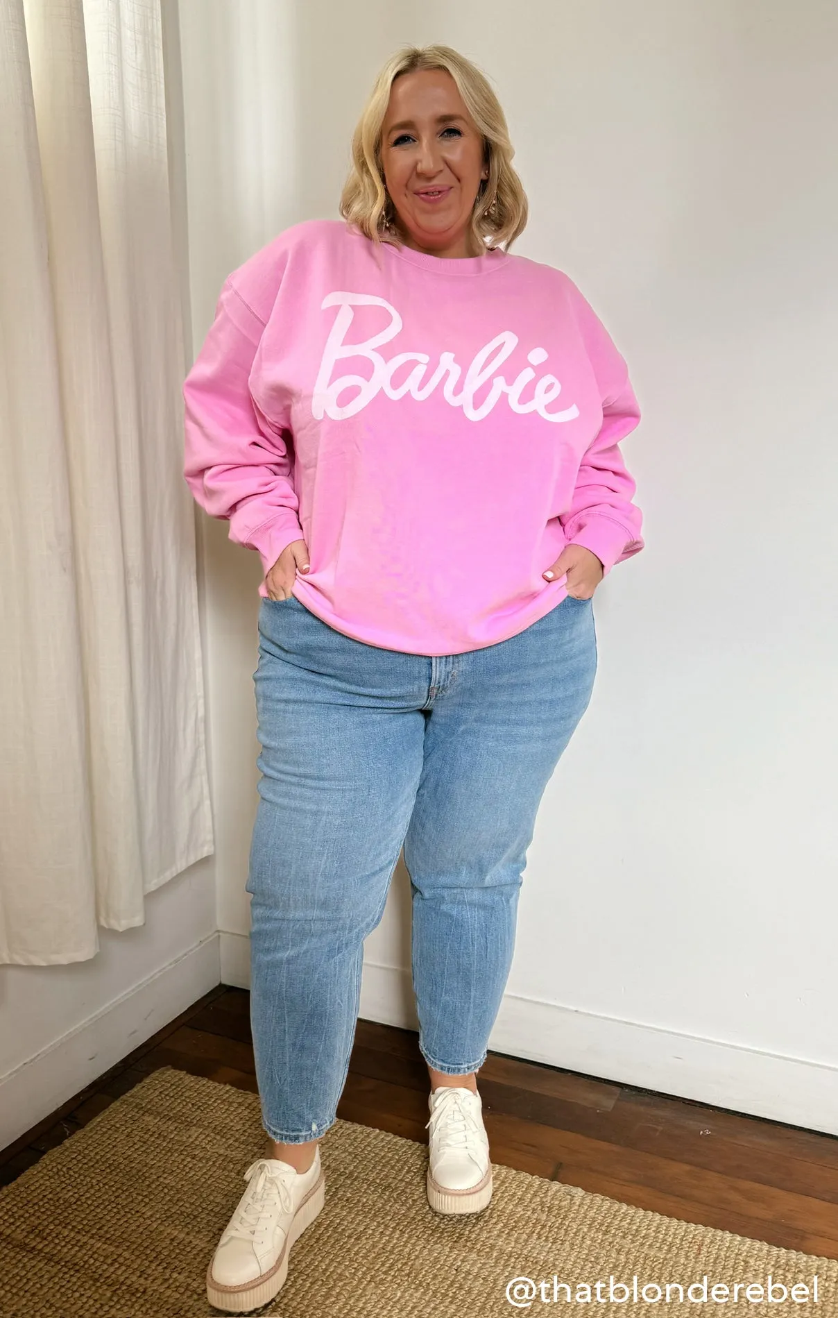 Barbie™ Sweatshirt ~ Barbie™ Pink sold by Show Me Your MuMu product image thumbnail 4