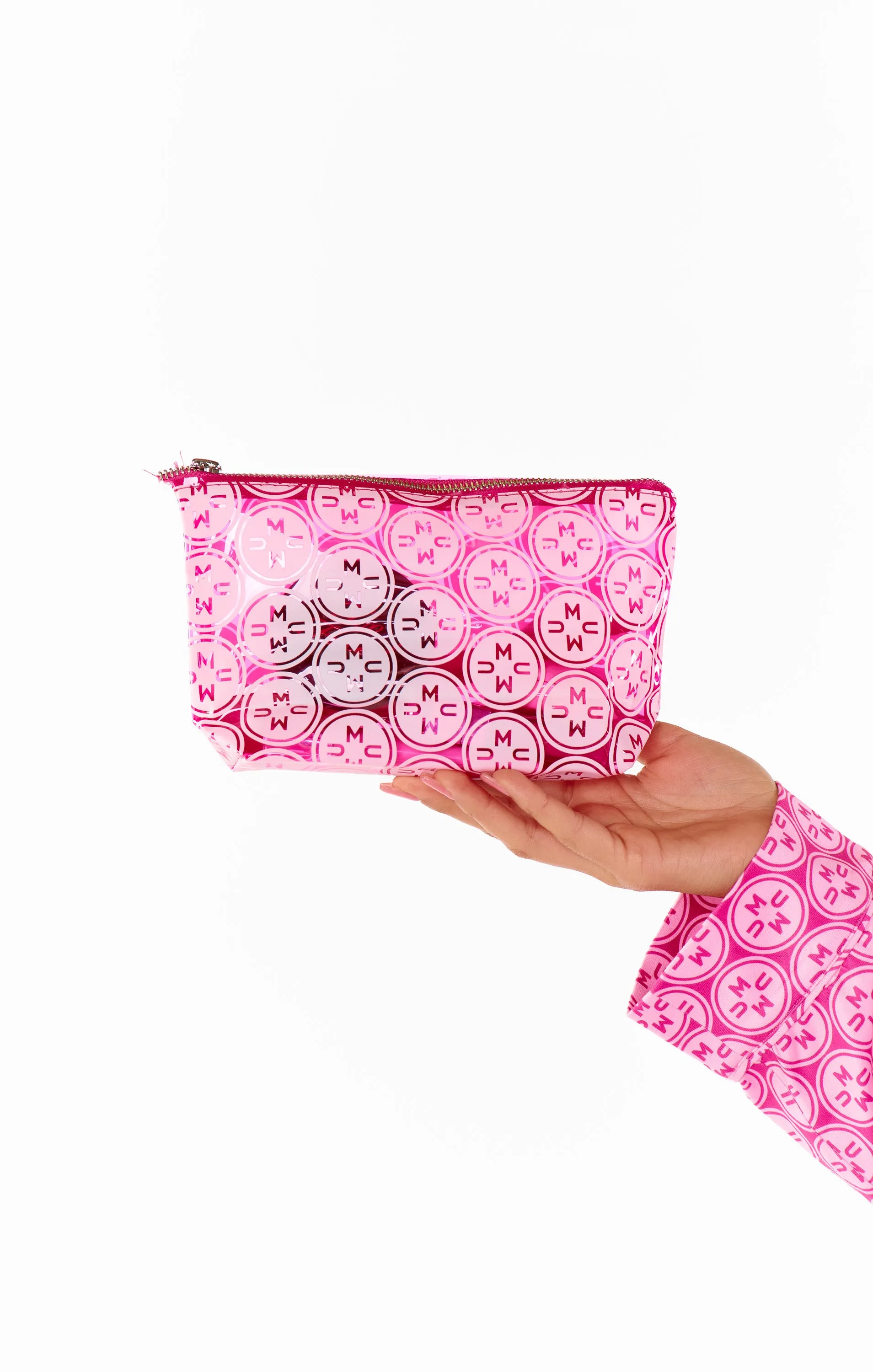 The Essentials Makeup Bag ~ Pink Mumu Logo sold by Show Me Your MuMu product image thumbnail 2