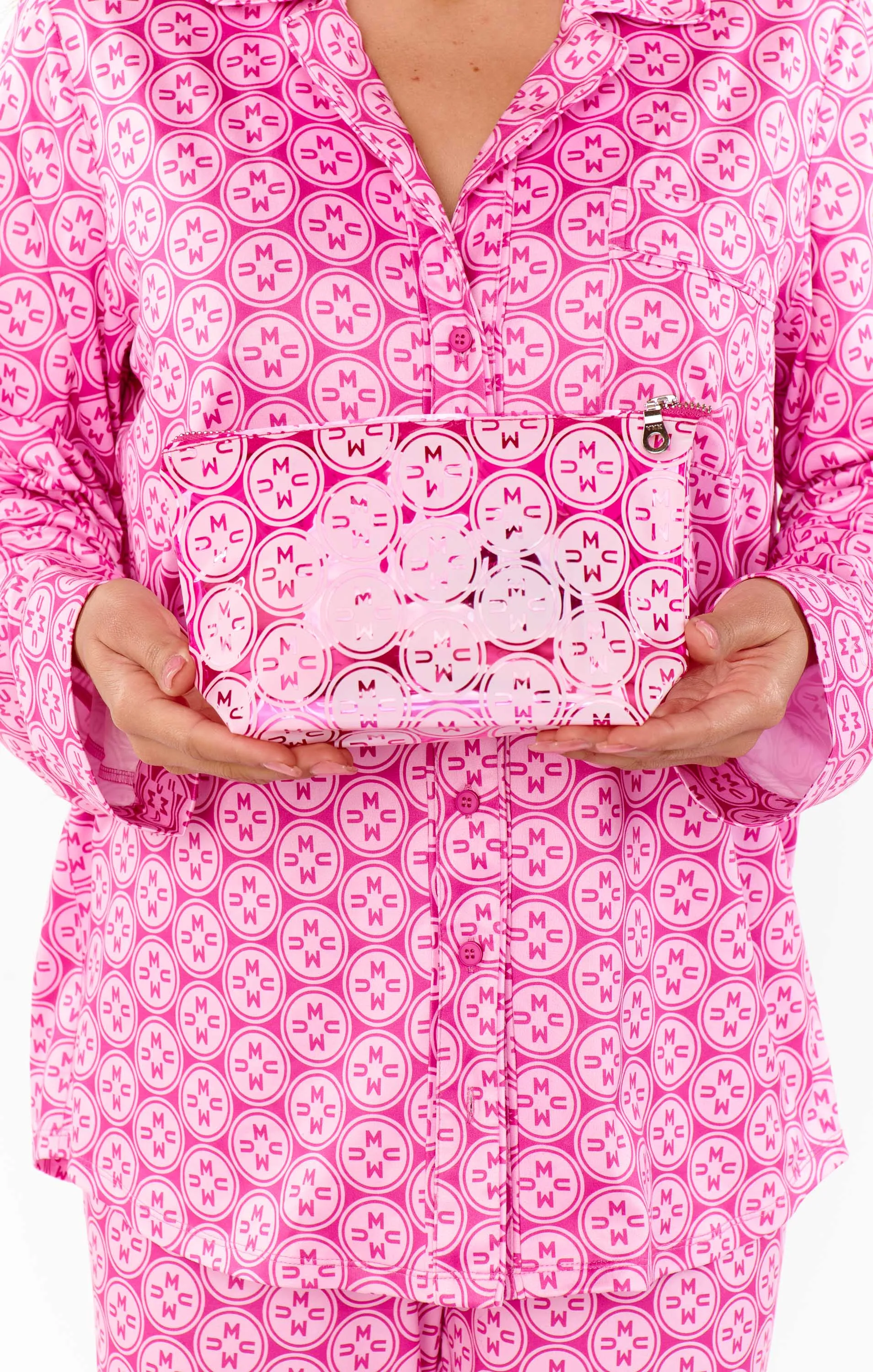 The Essentials Makeup Bag ~ Pink Mumu Logo sold by Show Me Your MuMu product image thumbnail 4