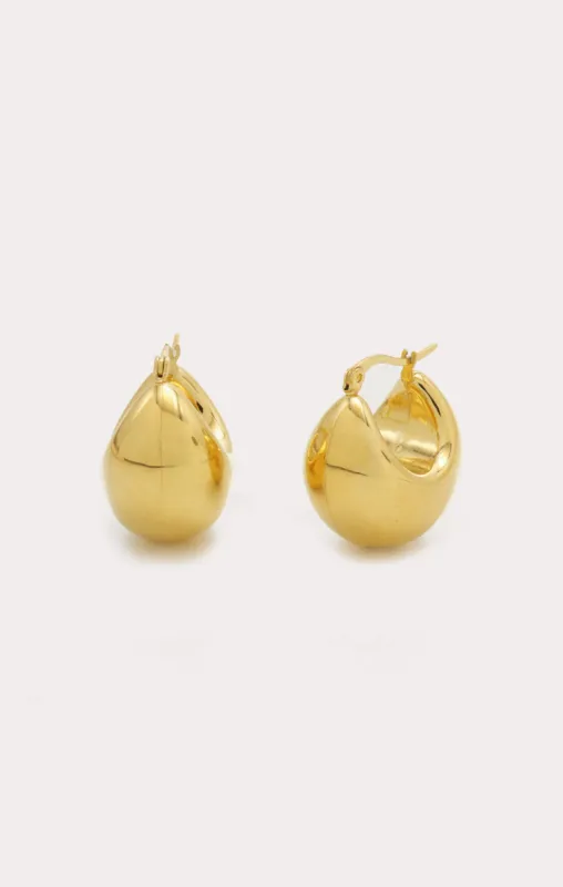 Petit Moments Puffed Hoops ~ Gold sold by Show Me Your MuMu