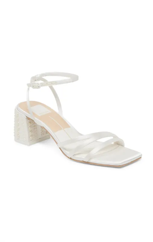 Dolce Vita Ysabel Pearl Heel ~ True White sold by Show Me Your MuMu