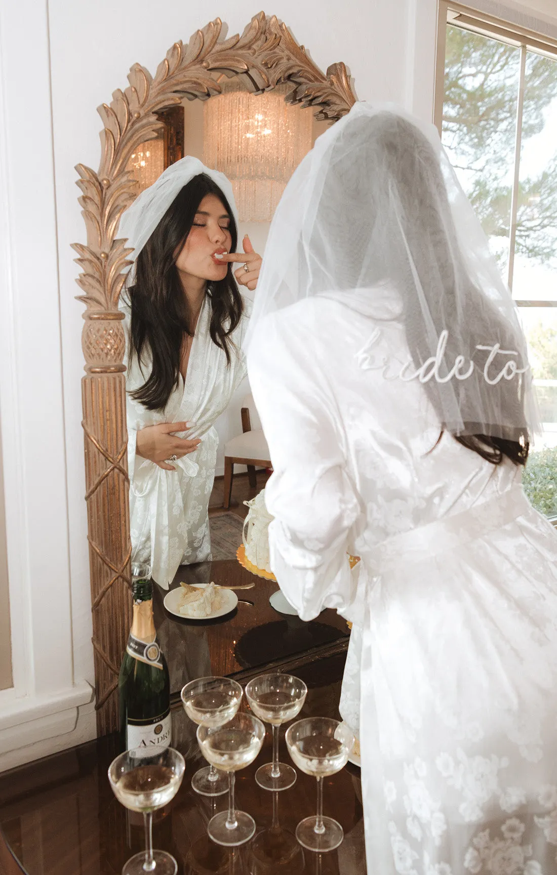 GRWM Robe ~ White Floral Silky sold by Show Me Your MuMu product image thumbnail 2