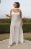 Dalia Maxi Dress ~ Ivory Luxe Satin sold by Show Me Your MuMu
