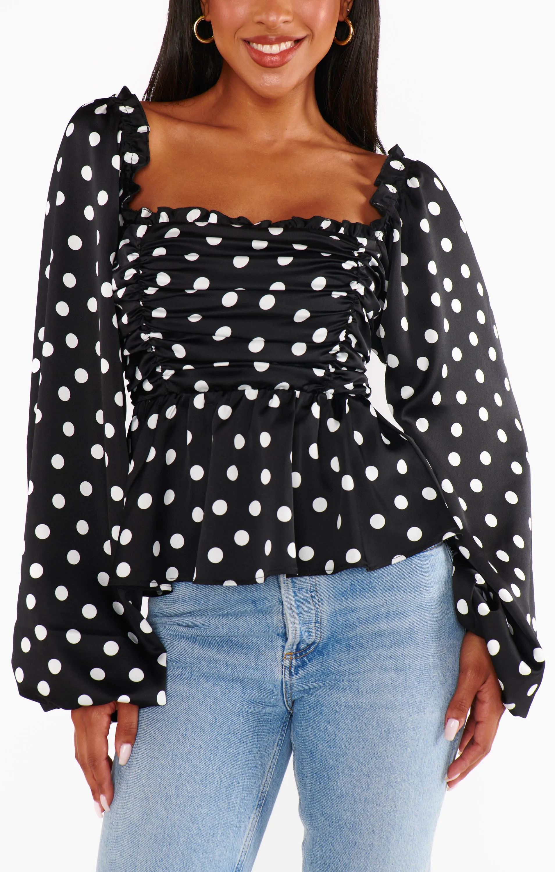 Atiana Top ~ Polka Dot sold by Show Me Your MuMu product image thumbnail 4