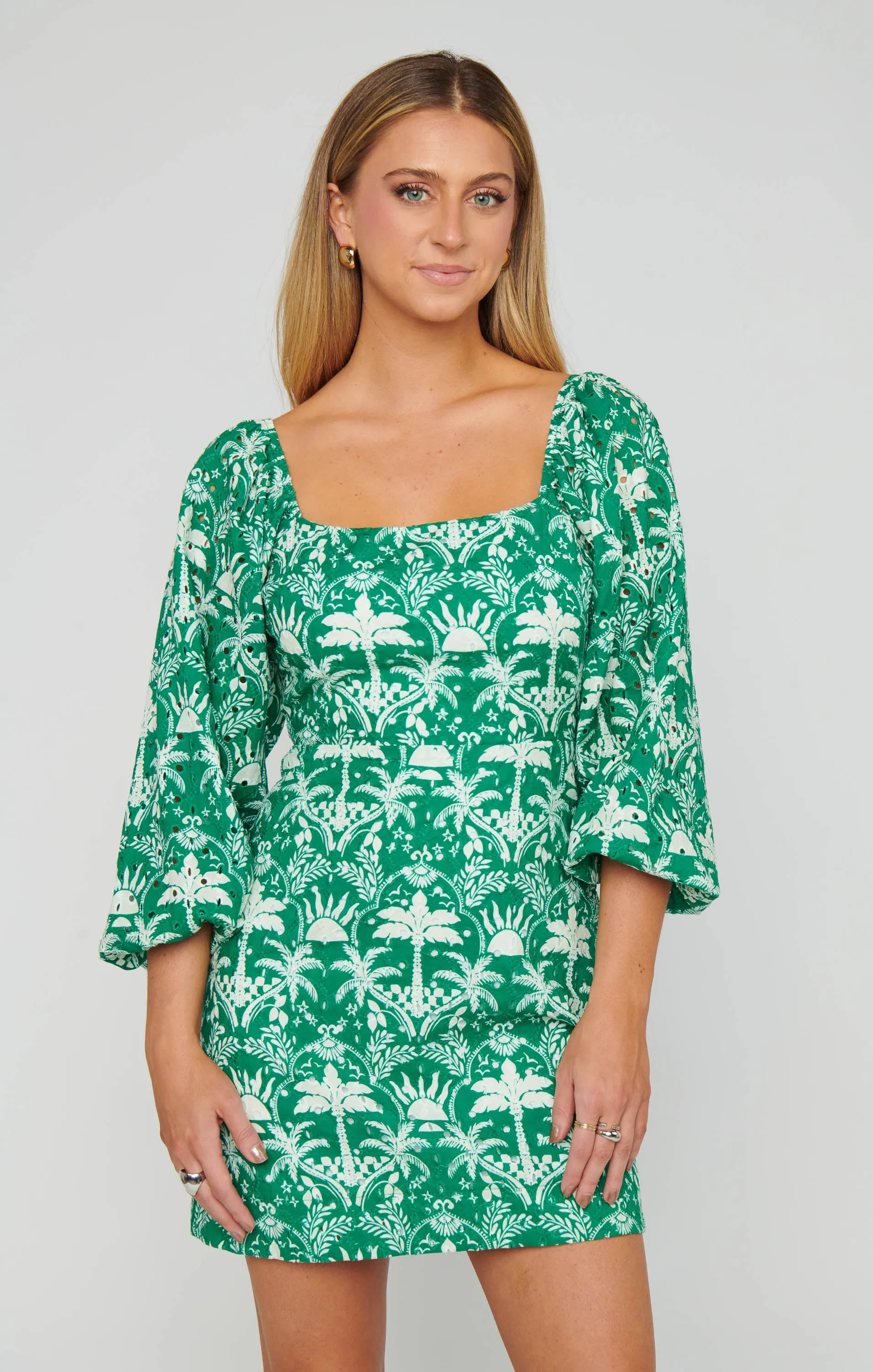 Tamara Tie Back Dress ~ Tiki Palms sold by Show Me Your MuMu product image thumbnail 4