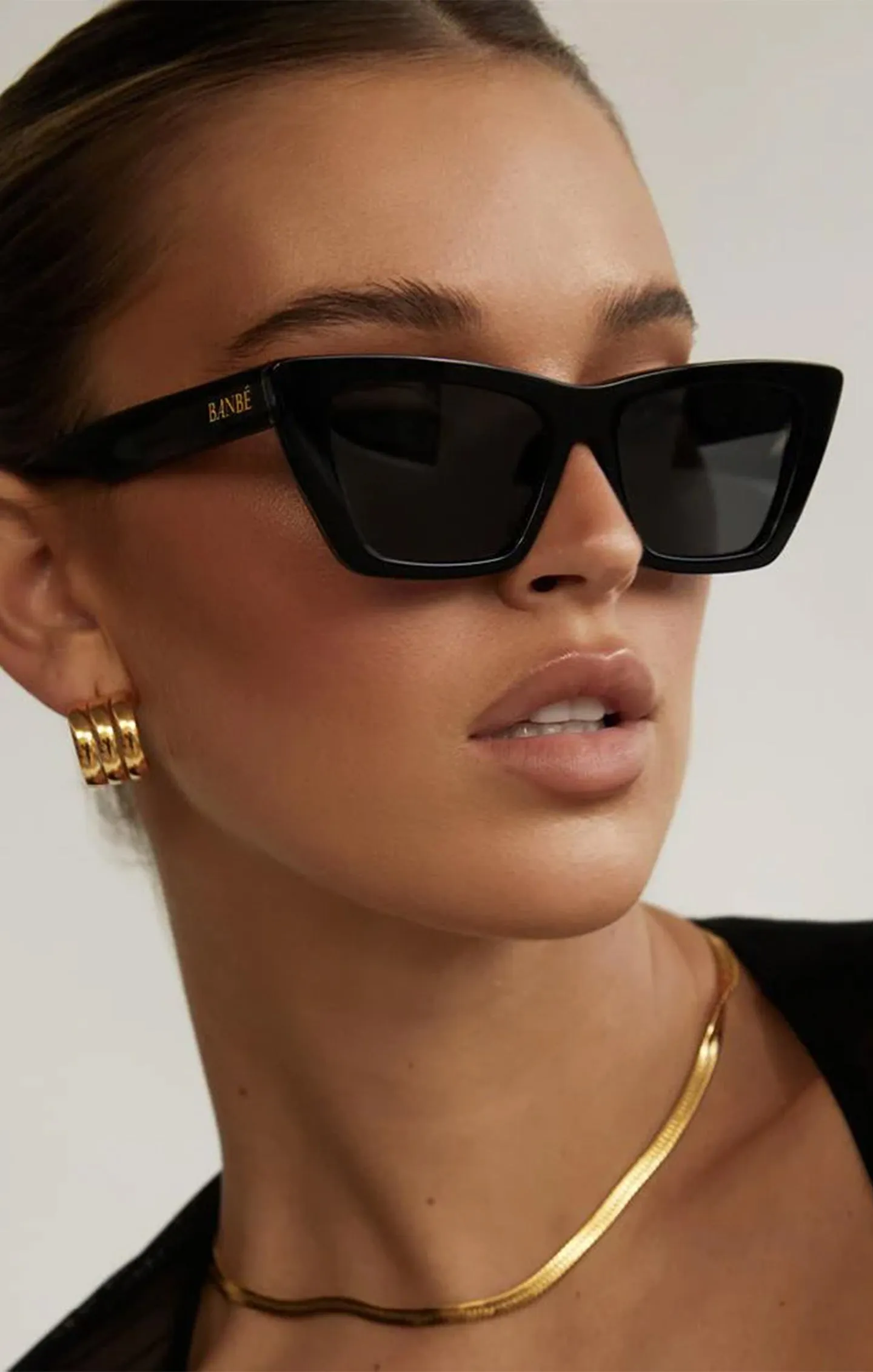 Banbé Eyewear The Gisele Sunglasses ~ Black sold by Show Me Your MuMu