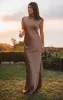 Lisa Maxi Dress ~ Dune Luxe Satin sold by Show Me Your MuMu