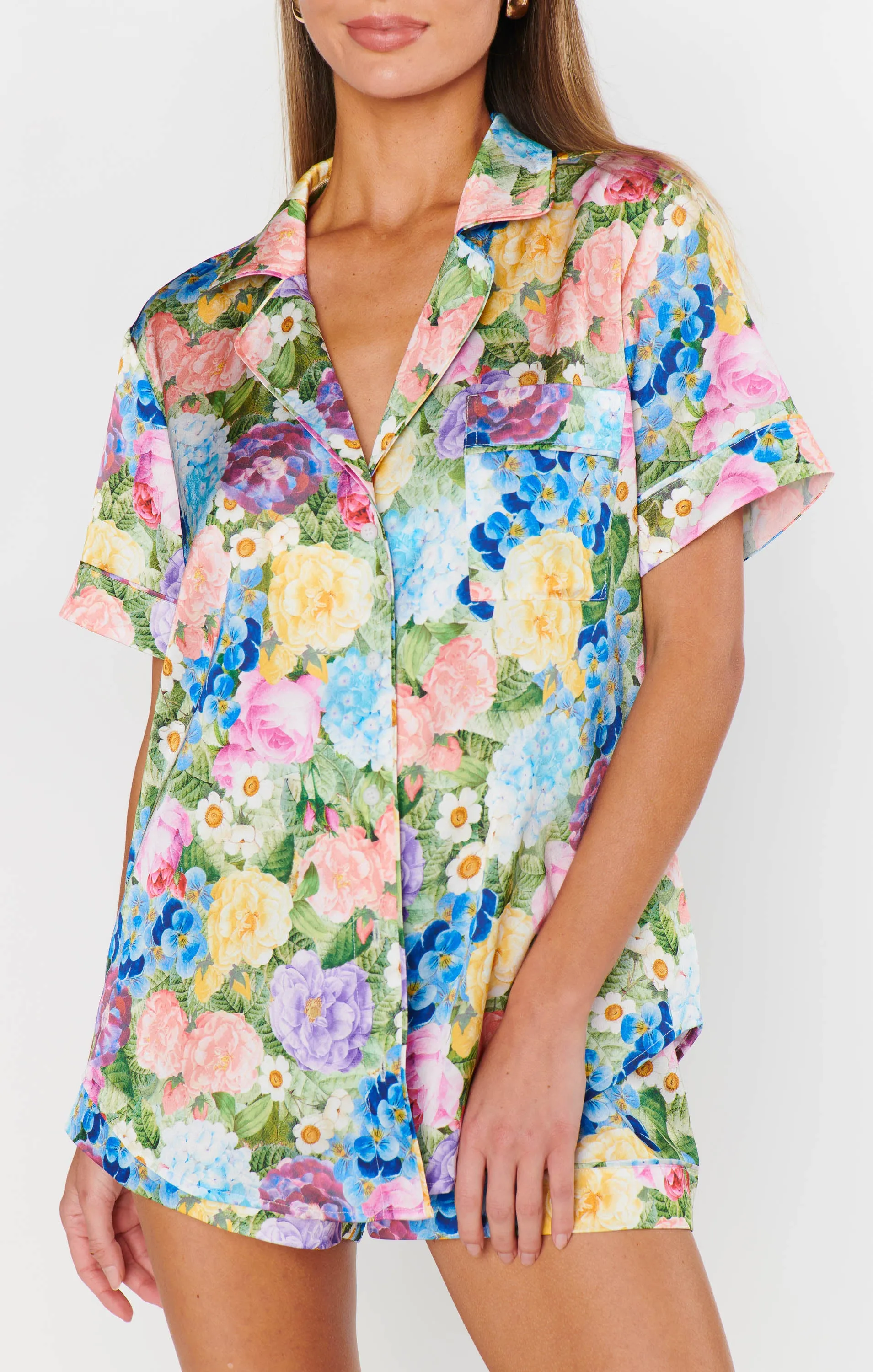 Slumber PJ Set ~ Flower Shop Silky sold by Show Me Your MuMu product image thumbnail 3