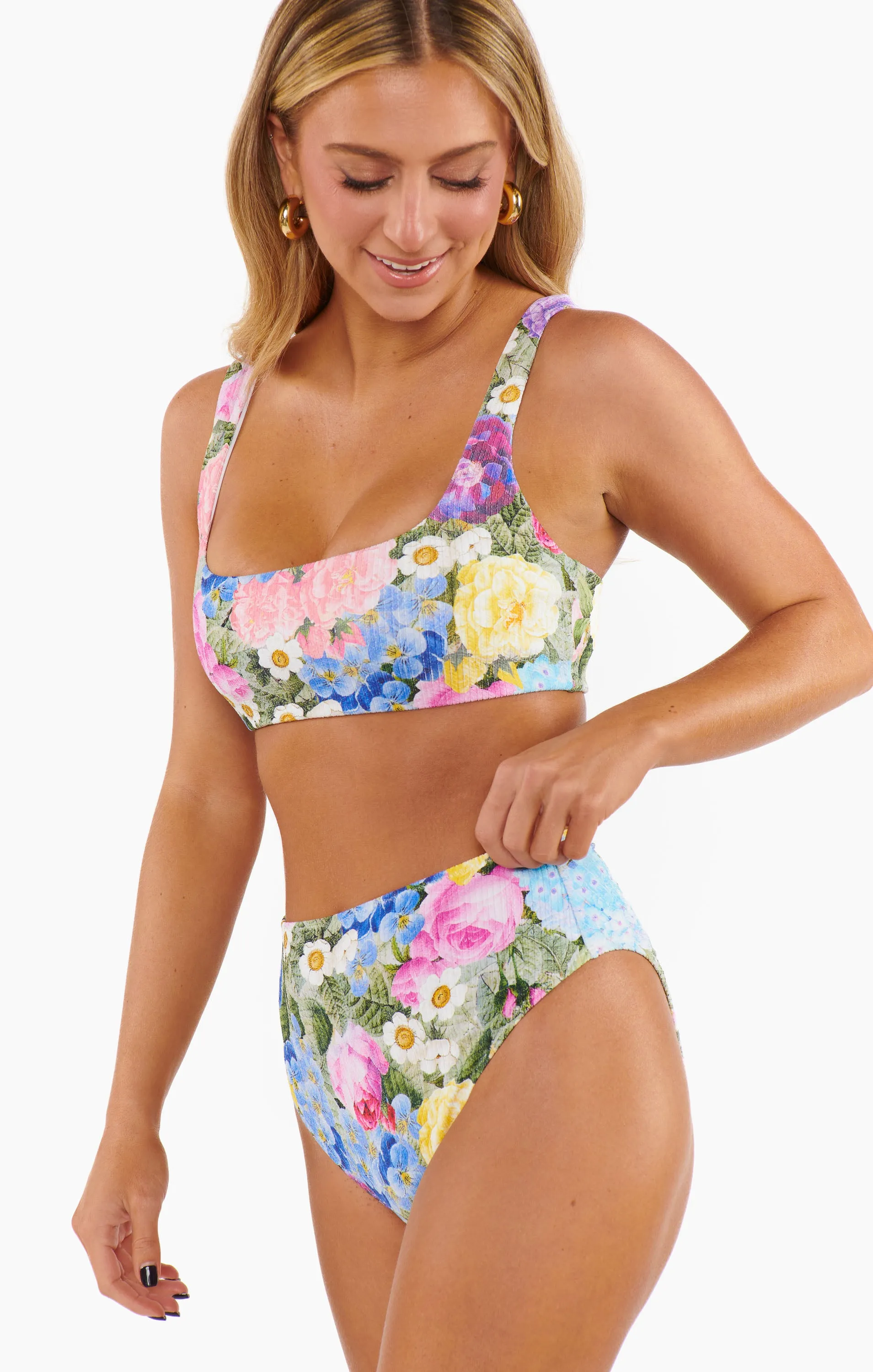 Sail Bottom ~ Flower Shop Rib Scrunch sold by Show Me Your MuMu