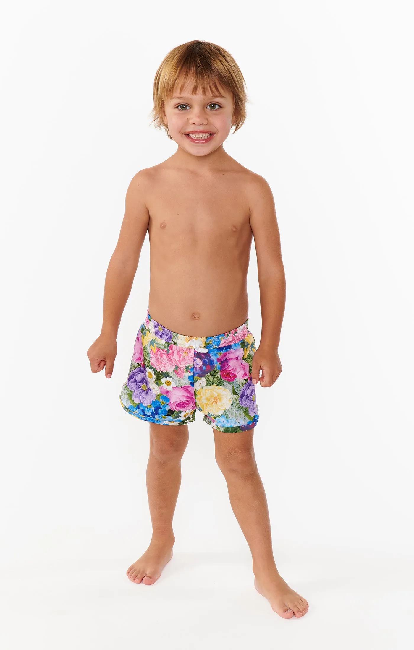 Little Beach Bum Trunks ~ Flower Shop sold by Show Me Your MuMu