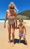 Little Beach Bum Trunks ~ Flower Shop sold by Show Me Your MuMu
