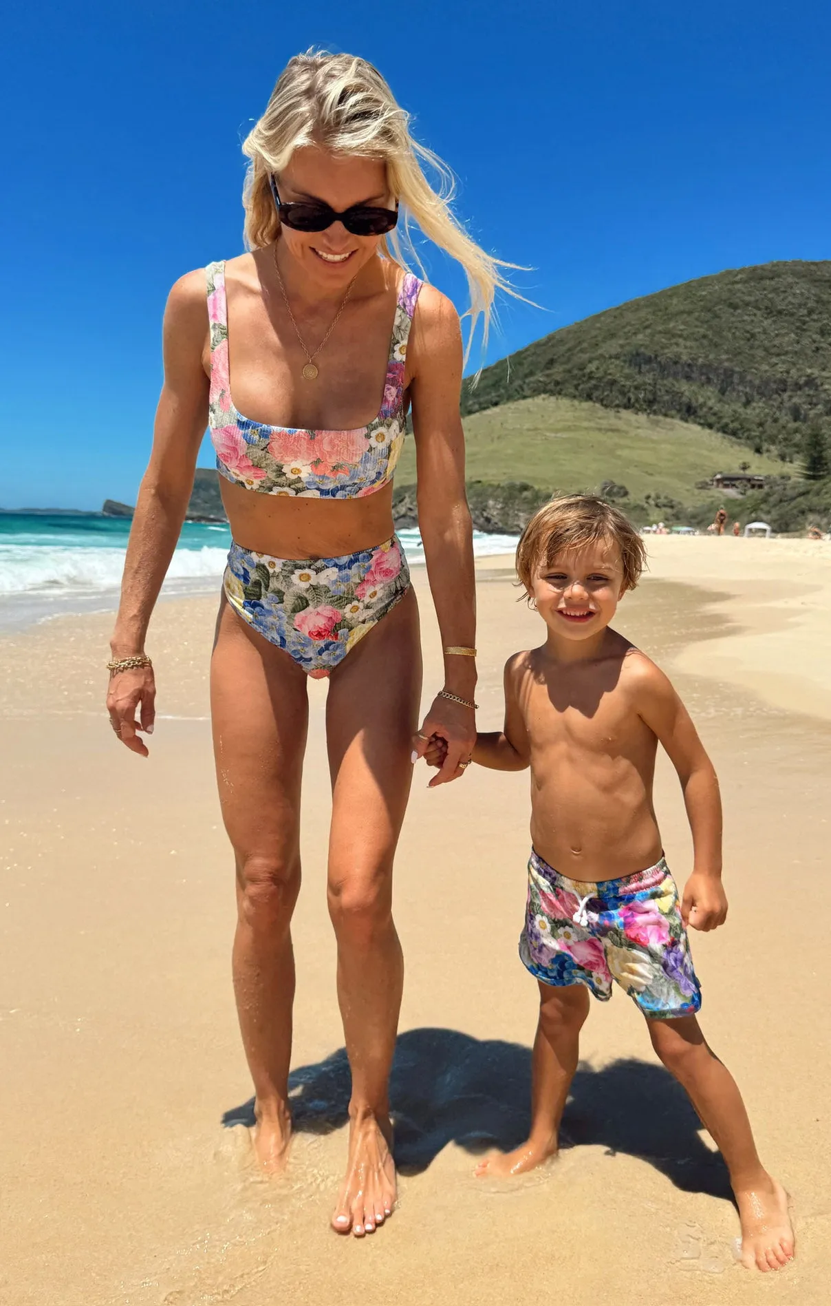 Little Beach Bum Trunks ~ Flower Shop sold by Show Me Your MuMu product image thumbnail 2