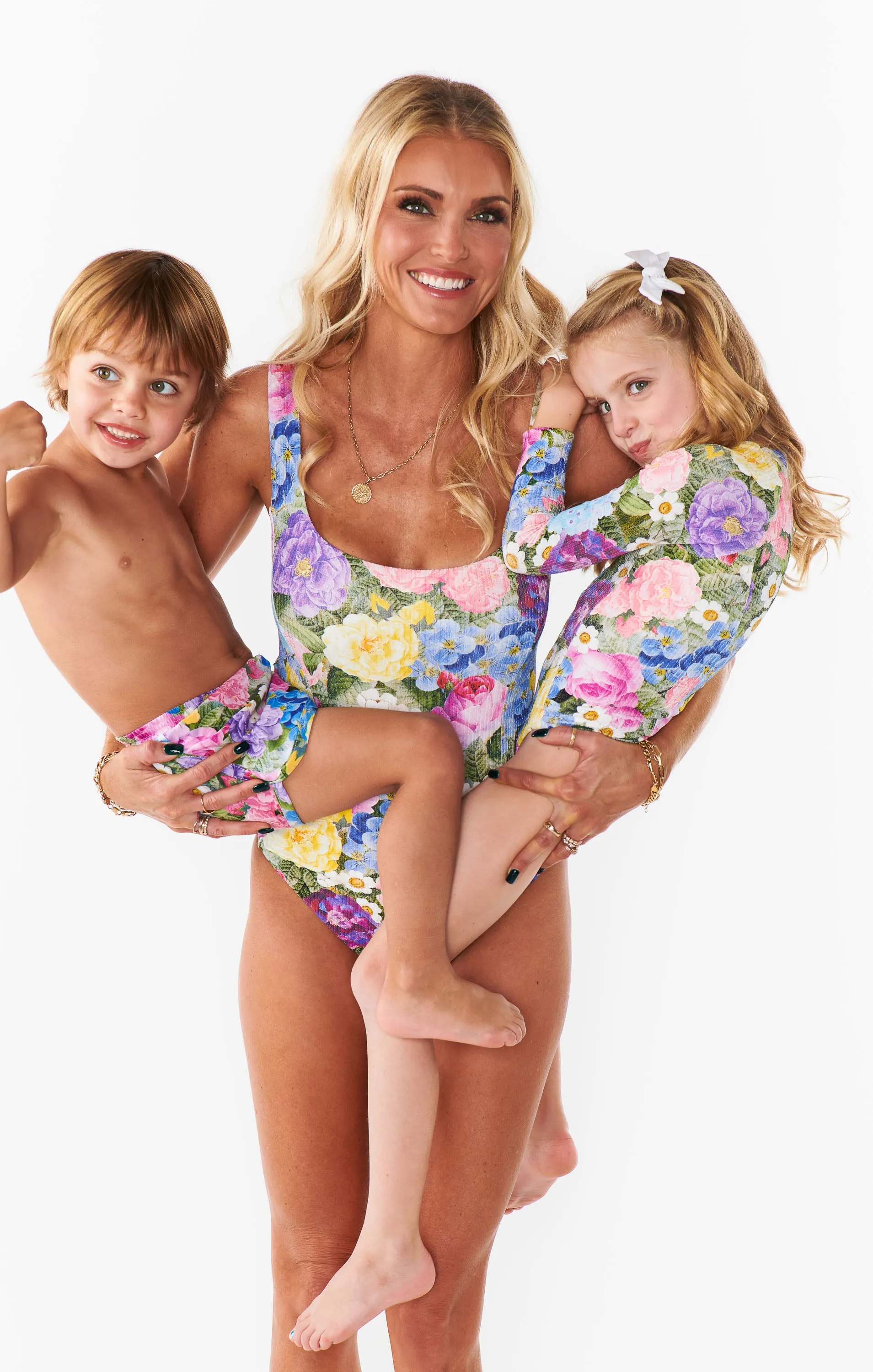 Little Beach Bum Trunks ~ Flower Shop sold by Show Me Your MuMu product image thumbnail 4