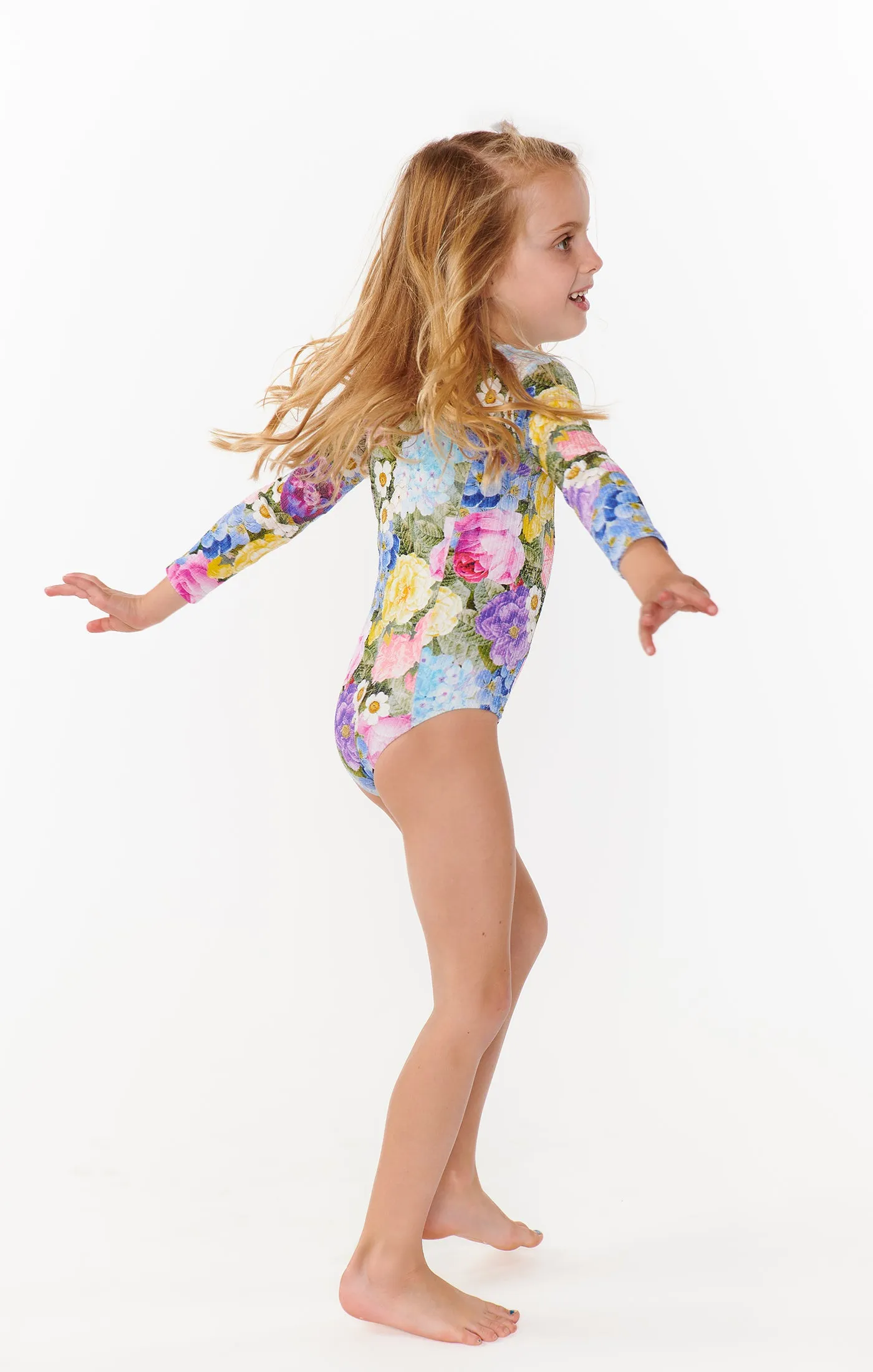 Little Surfside One Piece ~ Flower Shop Rib Scrunch sold by Show Me Your MuMu product image thumbnail 3