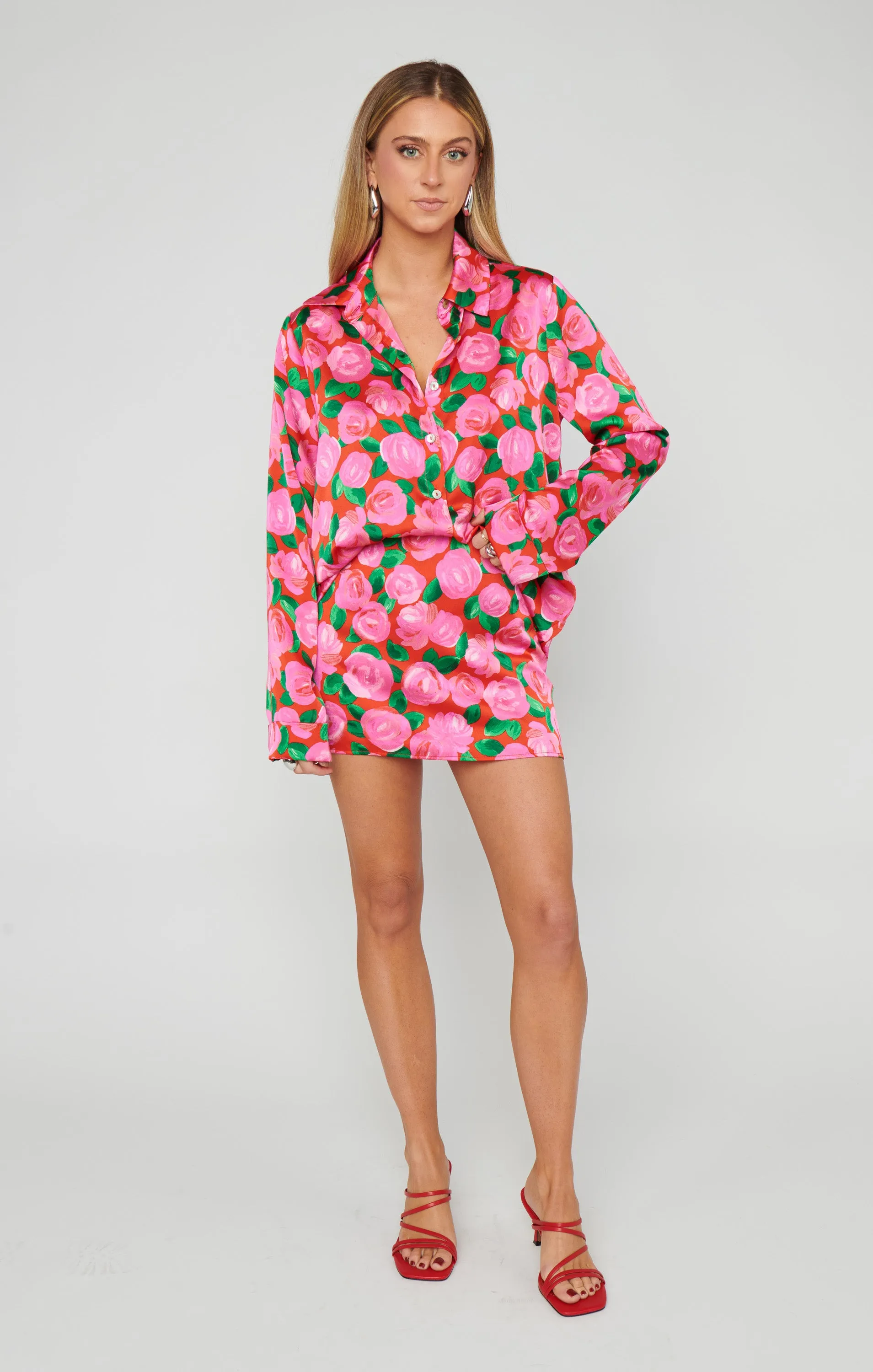 Smith Button Down ~ Rosie Blooms sold by Show Me Your MuMu product image thumbnail 3