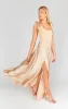 Harper Maxi Dress ~ Champagne Luxe Satin sold by Show Me Your MuMu