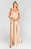 Harper Maxi Dress ~ Champagne Luxe Satin sold by Show Me Your MuMu